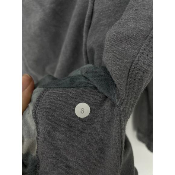 Lululemon Jacket Womens Size 8 Savasana Wrap Coal Gray Tinted Snap Front - Picture 5 of 5